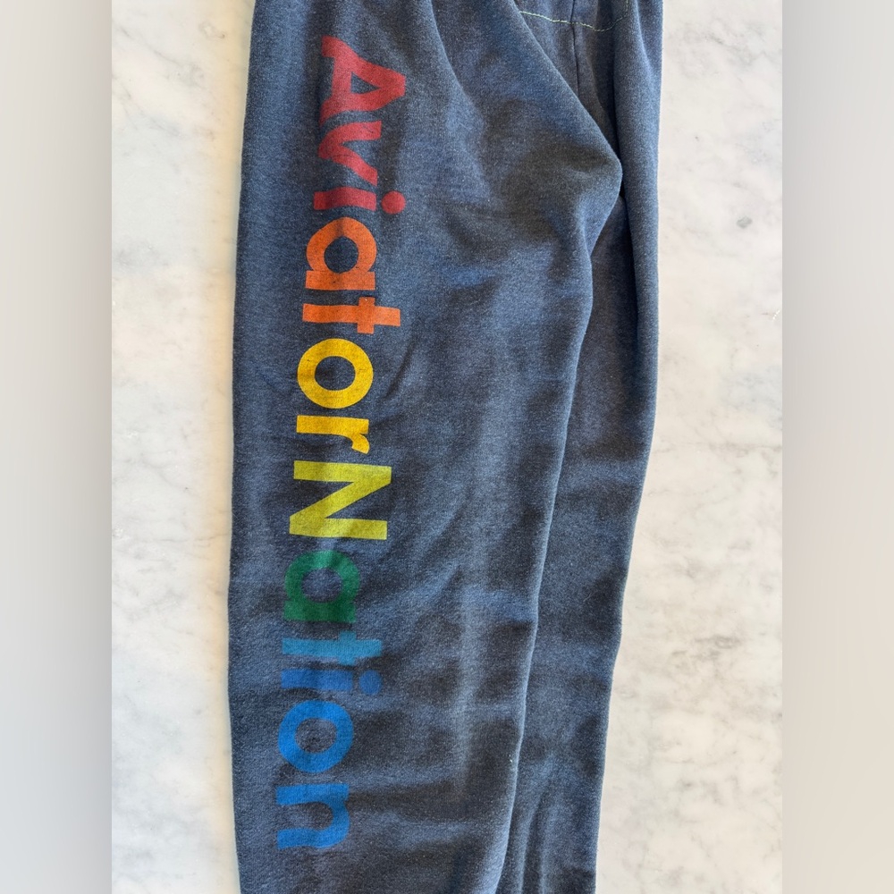AVIATOR NATION kids charcoal sweatpants in size 12 great condition